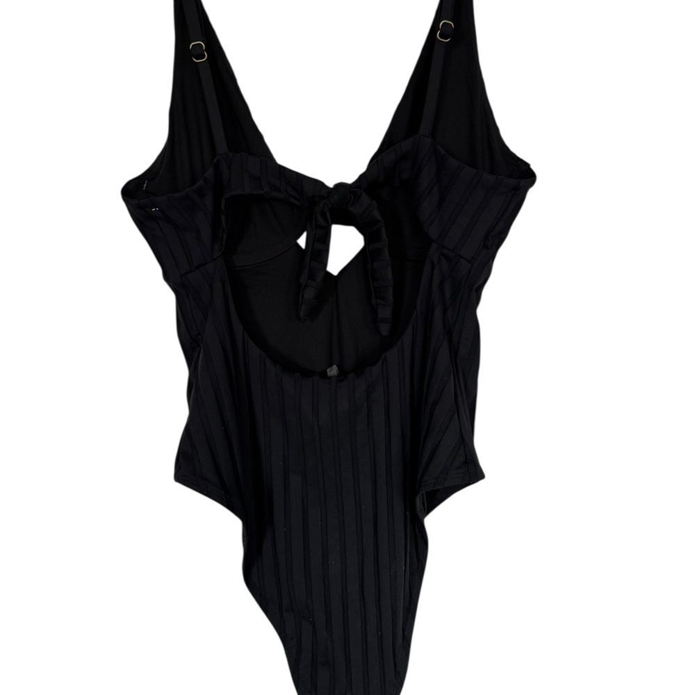 NEW Luxurious Vitamin A Rossi Underwire One Piece - Black SuperRib Size Large - Picture 8 of 11